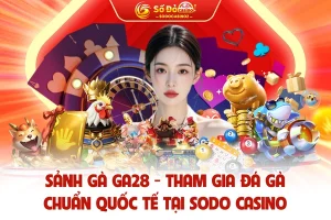 Sảnh Gà GA28 - Tham Gia Đá Gà Chuẩn Quốc Tế Tại SODO CASINO